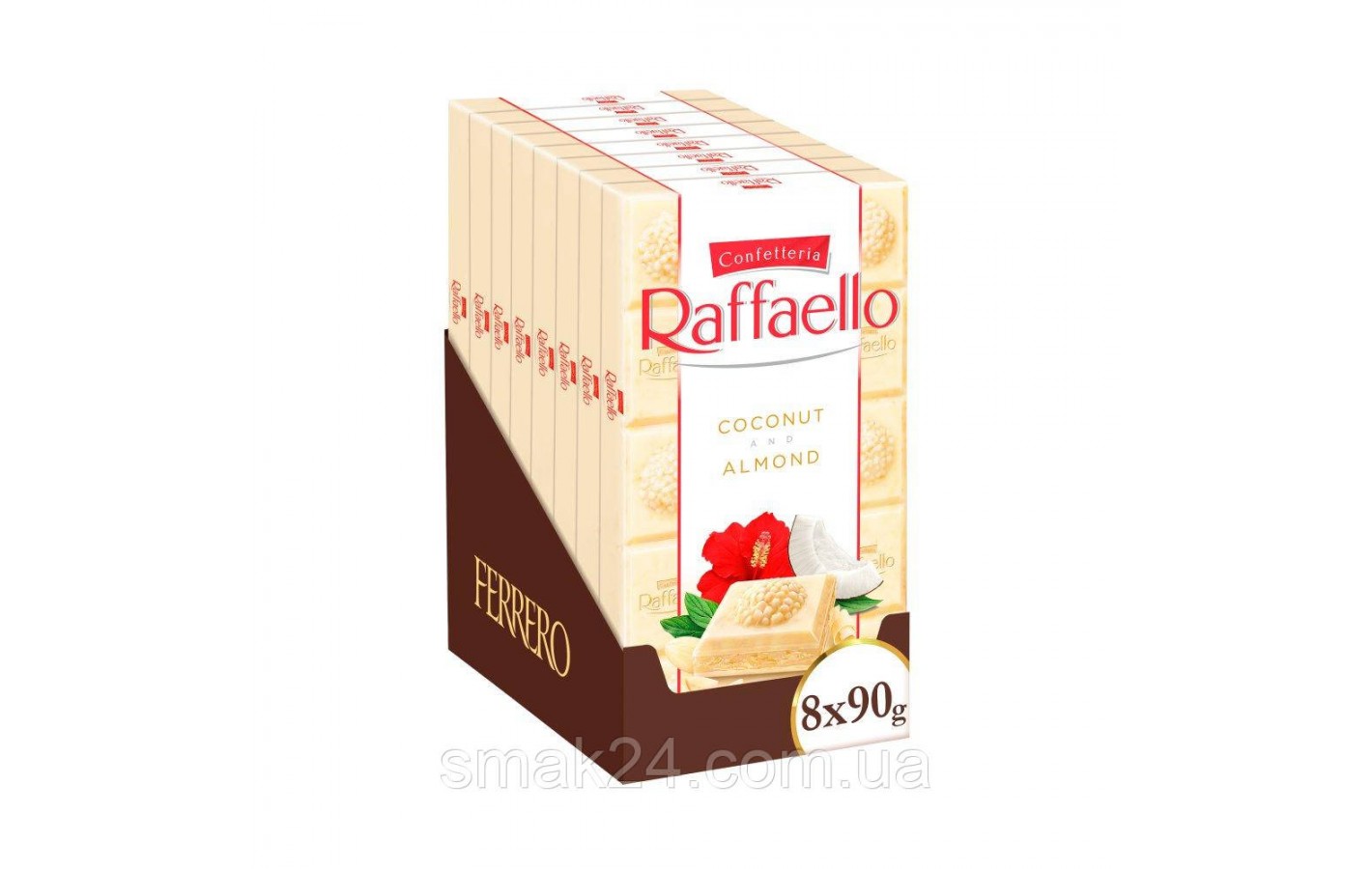 Шоколад Confetteria Raffaello Coconut and Almond 90г Италия