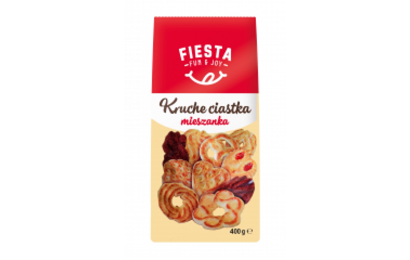 Печенье песочное Ассорти Fiesta KRUCHE CIASTKA Mieszanka 400г Польша