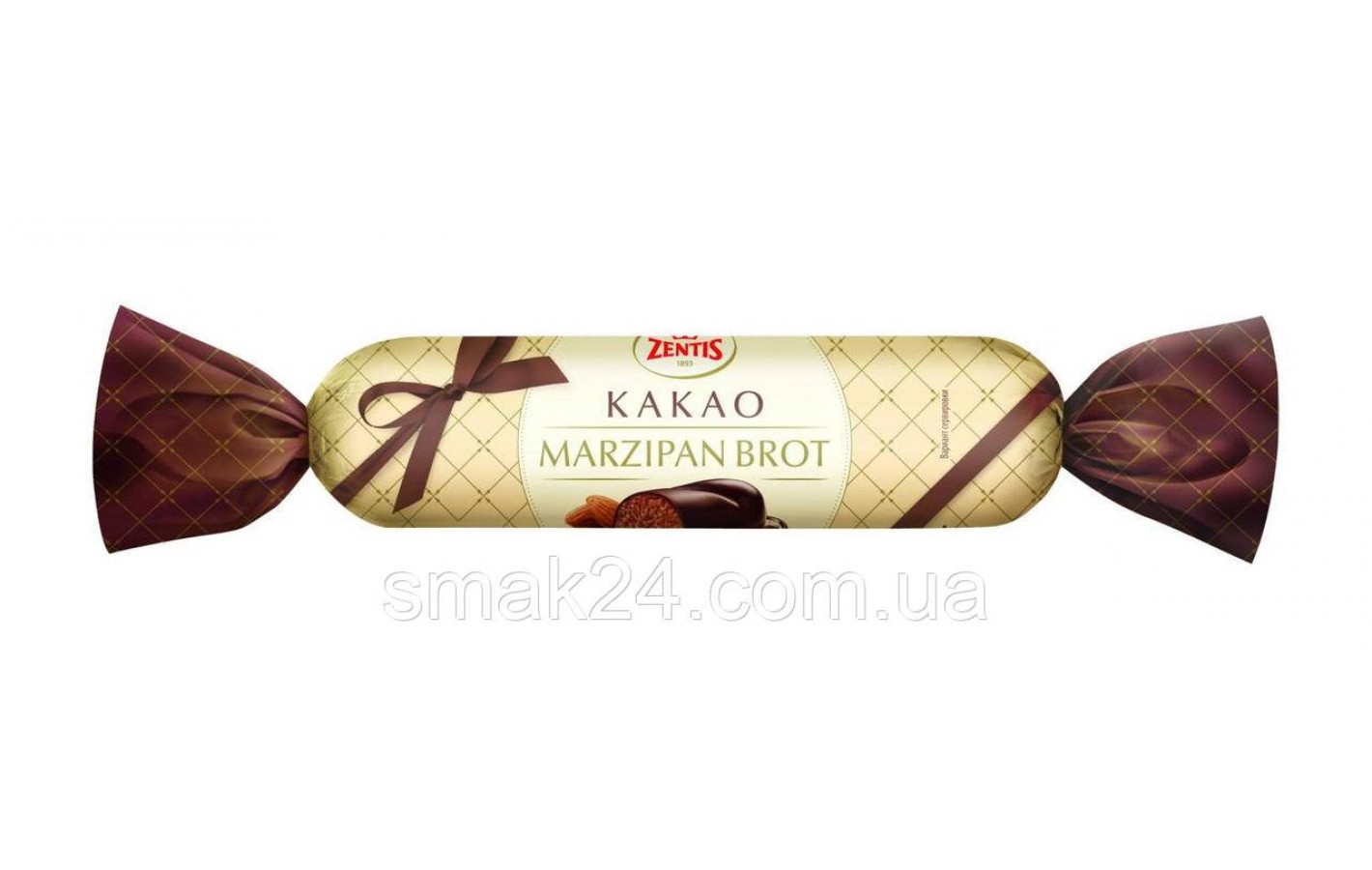 Марципан с какао в шоколаде Zentis Marzipan Brot Kakao 100 г Германия