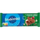 Шоколад молочный с фундуком и изюмом Studentska Milk s liskovymi oreskami Чехия 90г
