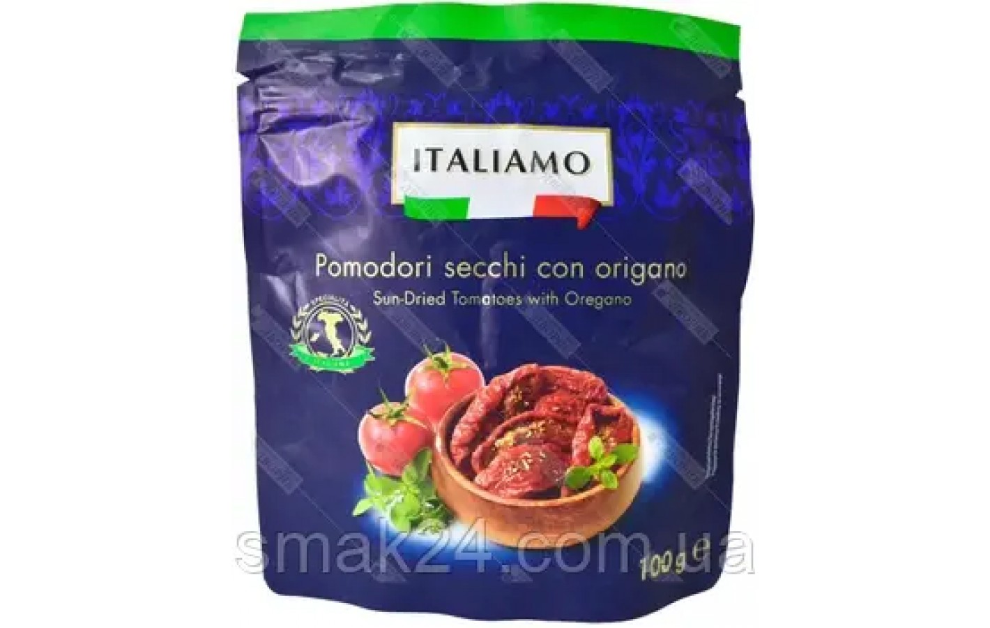 Томаты сушеные сорегано Italiamo secchi con origano, Италия 100 г
