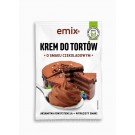 Крем для торта шоколадным вкусом Emix do tortow o smaku czekoladowym Польша 100г
