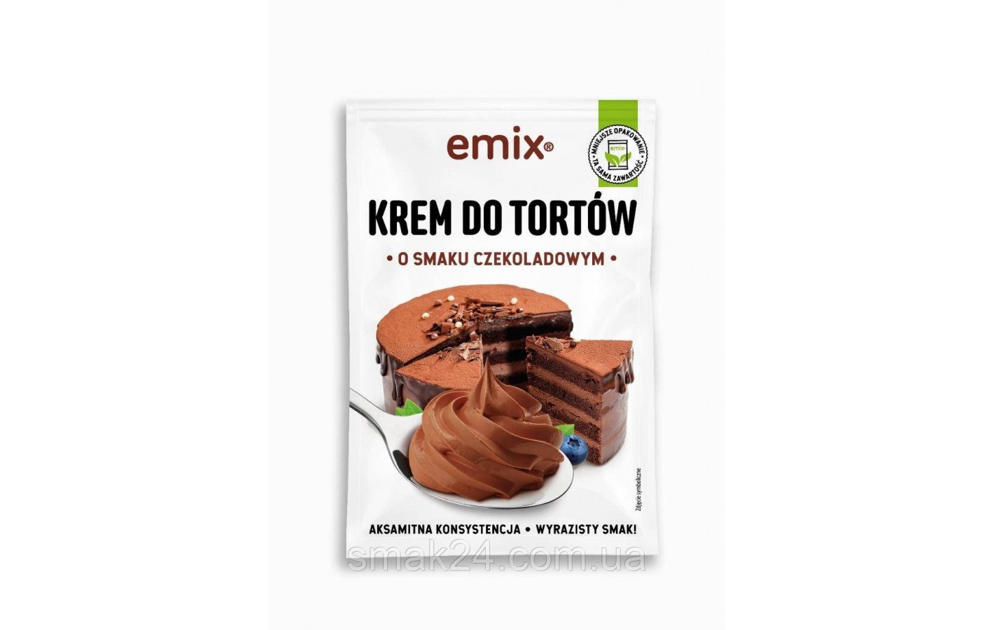 Крем для торта шоколадным вкусом Emix do tortow o smaku czekoladowym Польша 100г