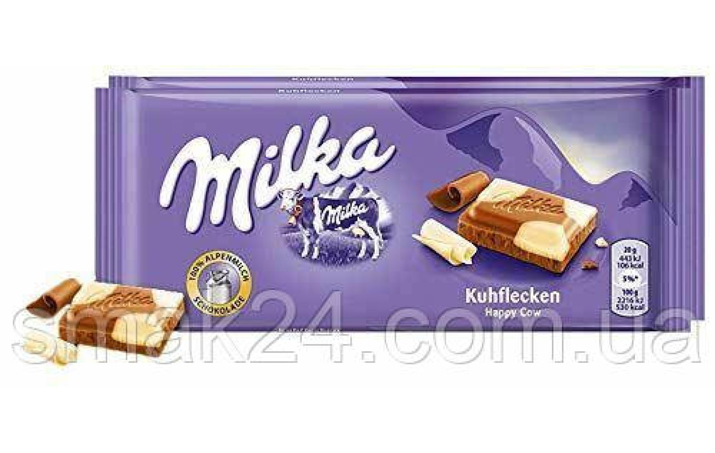 Шоколад молочный Milka kuhflecken  100г Швейцария