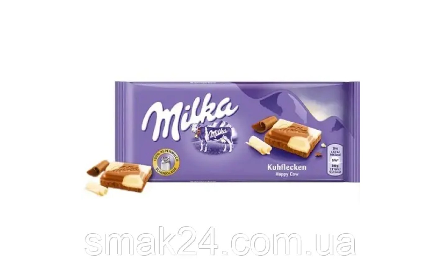 Шоколад молочный Milka kuhflecken  100г Швейцария