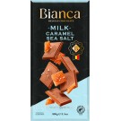 Шоколад молочный соленая карамель Bianca Milk Caramel Sea Salt 100г Бельгия