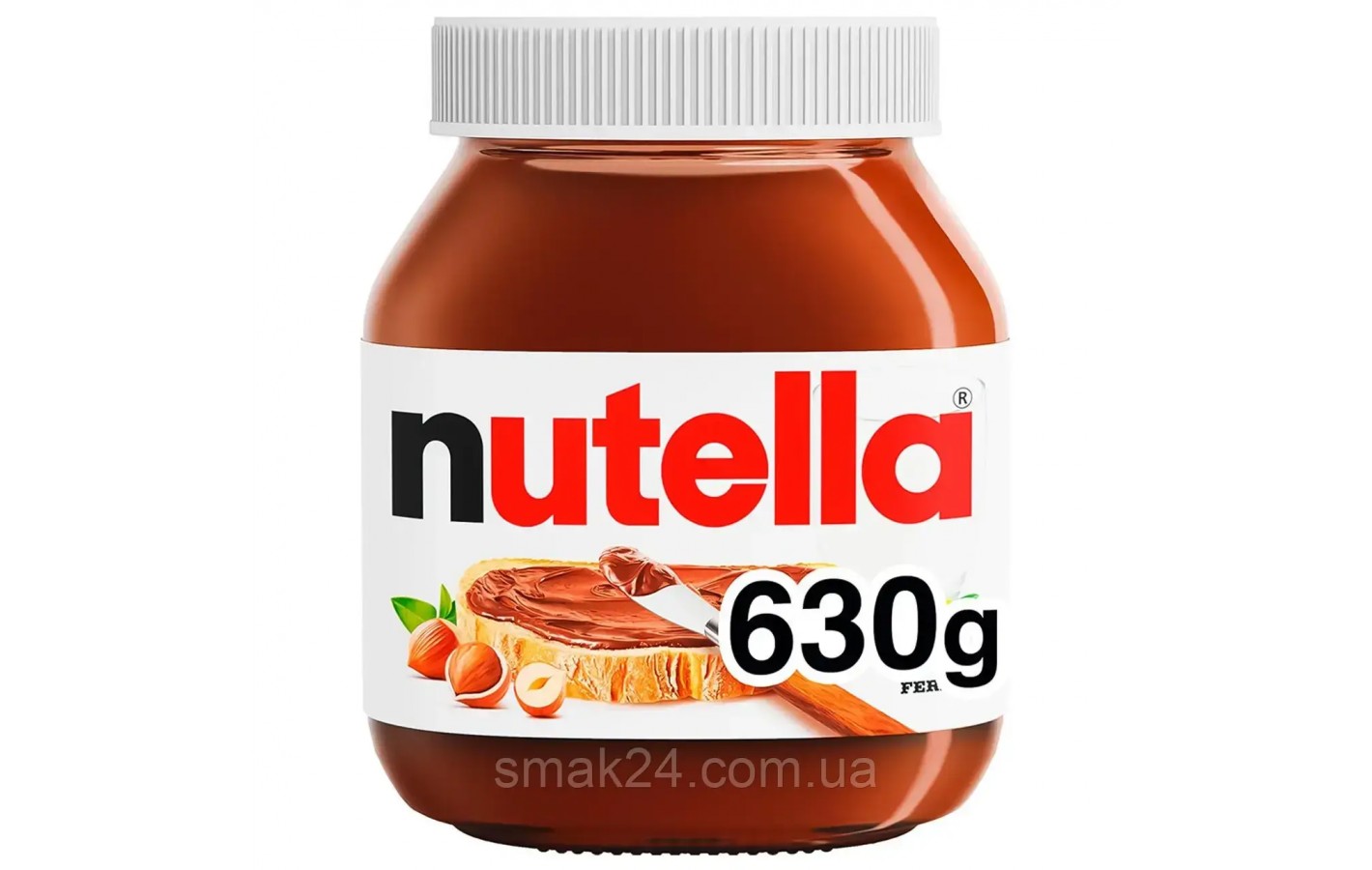 Шоколадно-ореховая паста NUTELLA с лесными орехами Ferrero 630г Германия
