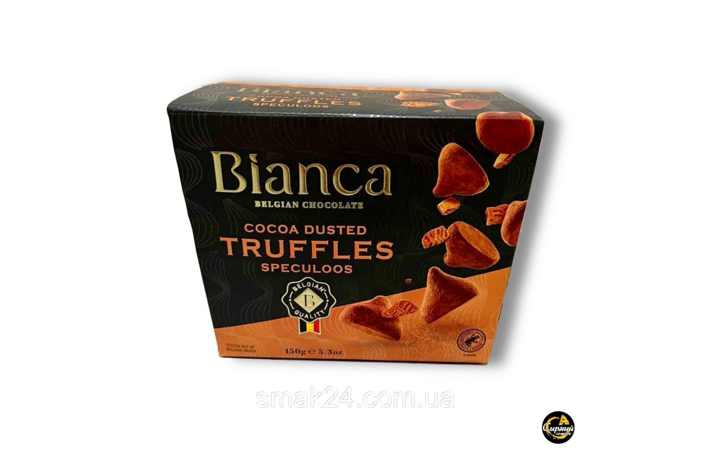 Конфеты трюфельные Bianca  Belgian chocolate Truffles Speculoos  150г Бельгия
