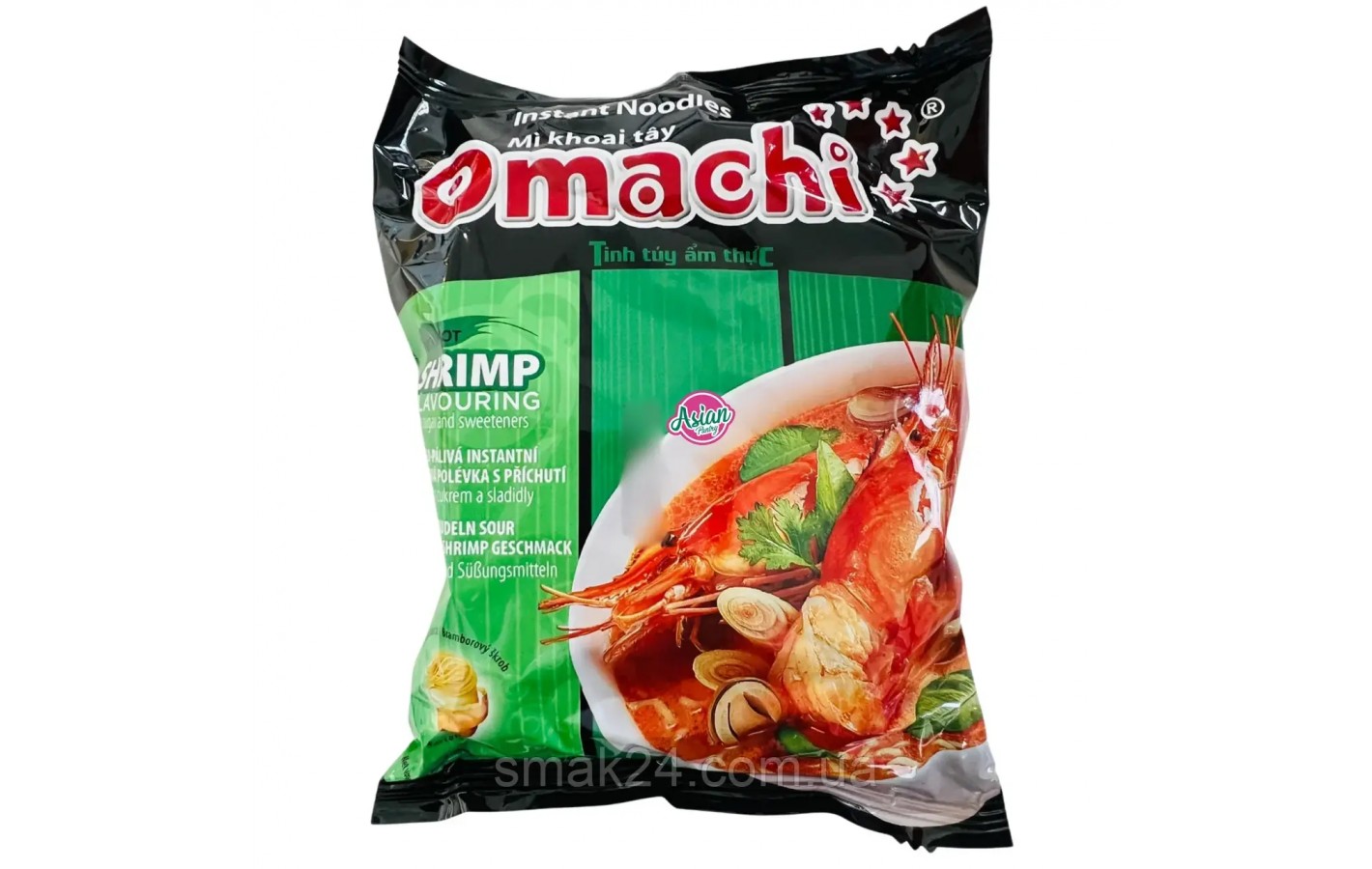 Лапша Chin-Su Omachi со вкусом креветок 79 г Вьетнам