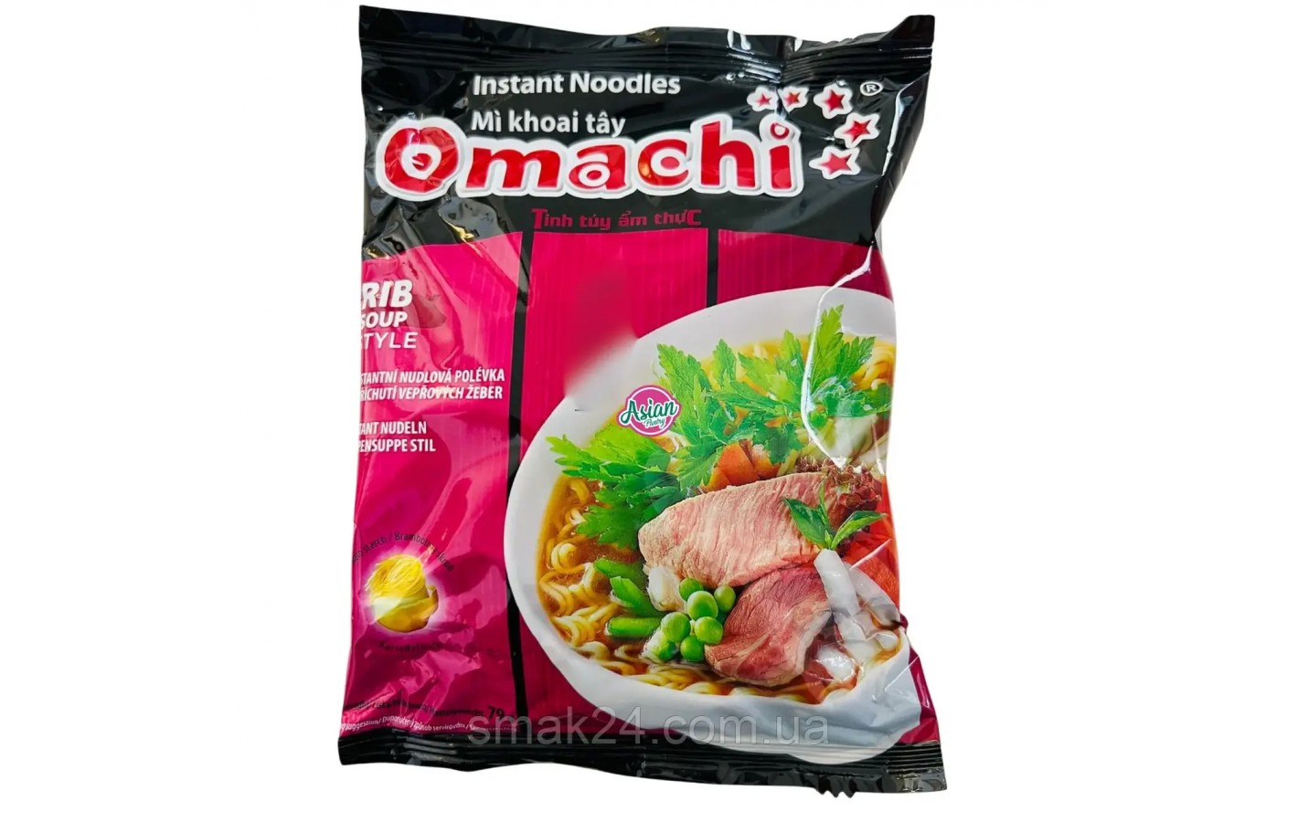 Суп-Лапша из свиных ребрышек RIB Omachi  79 г Вьетнам