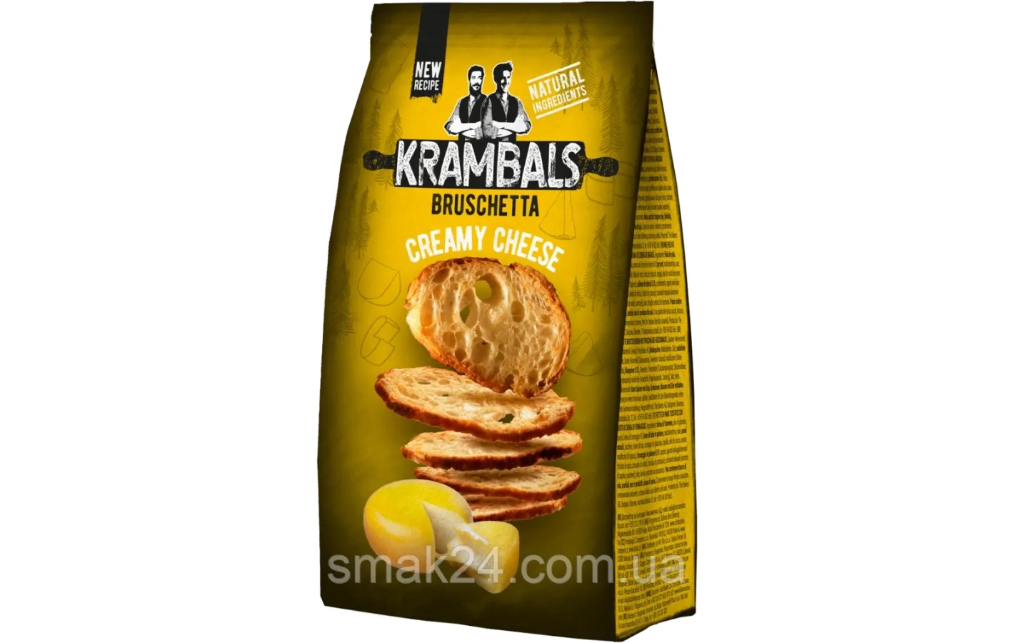 Брускетта со сливочным сыром Krambals Bruschetta Creamy Cheese 70г Болгария