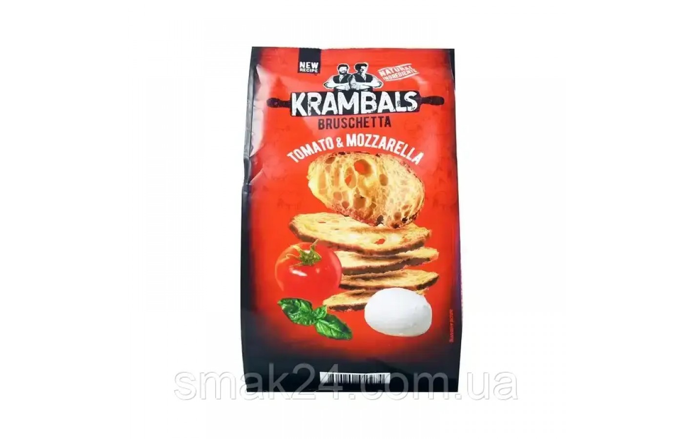 Брускетта с томатом и моцареллой Krambals Bruschetta Tomato & Mozzarella 70г Болгария
