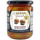Оливки мариновані в пікантному соусі Мохо Пикон БЕЗ ГЛЮТЕНА Bernal Gourmet Mojo Picon Marinated Olives 436/250г Испания