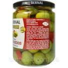 Оливки маринованные с перцем, чесноком и травами БЕЗ ГЛЮТЕНА Bernal Especialidades Aeitunas Chupadedos 436/250г Испания