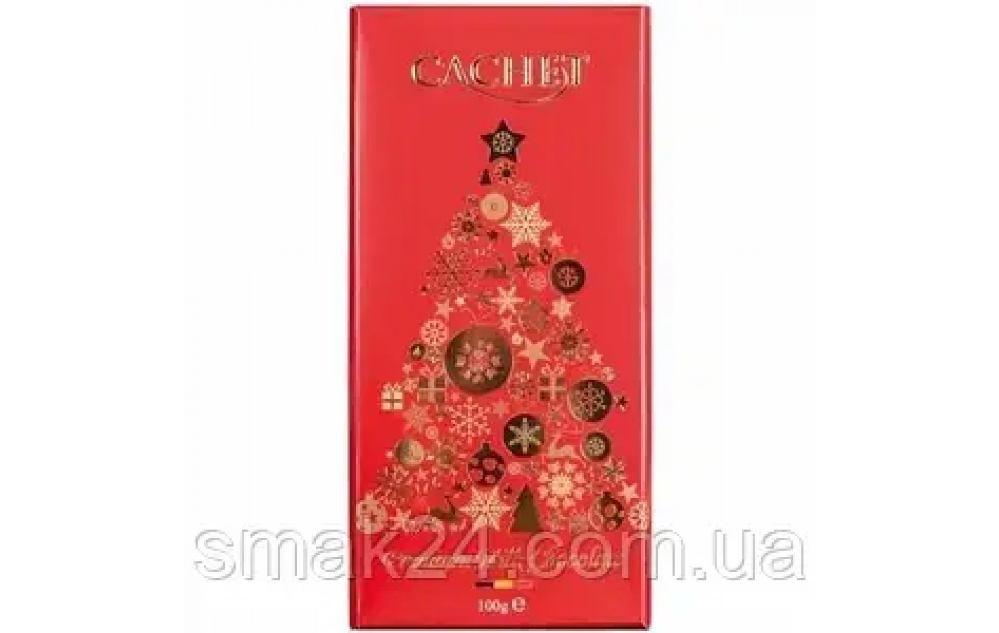 Шоколад молочний Cachet Premium Christmas Edition  Бельгия 100г