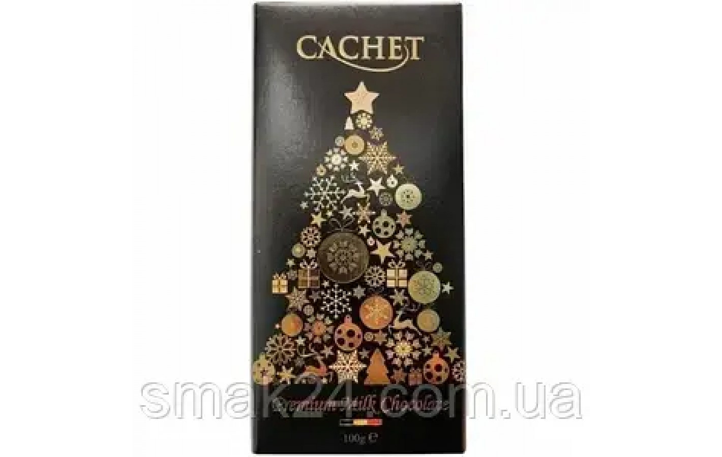 Шоколад молочний Cachet Premium Christmas Edition  Бельгия 100г