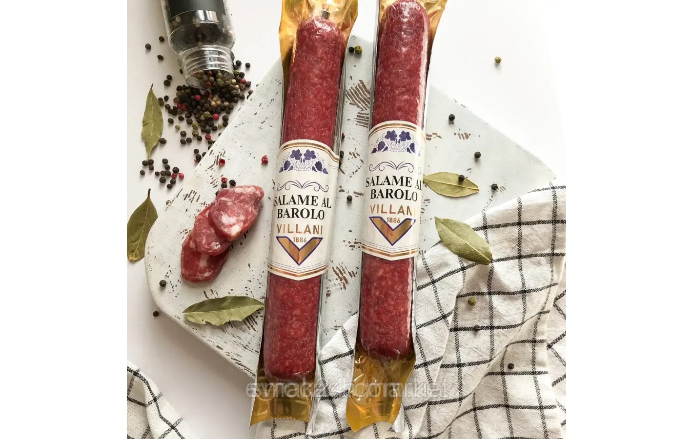Колбаса салями SALAME AL BAROLO VILLANI 280-290 г Италия