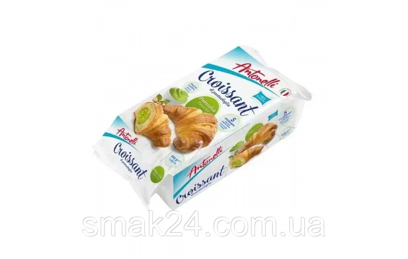 Круасани з фісташковим кремом Antonelli Croissant Pistachio 225г Италия