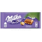 Шоколад молочный с лесным орехом Milka Hazelnuts  Швейцария 100г