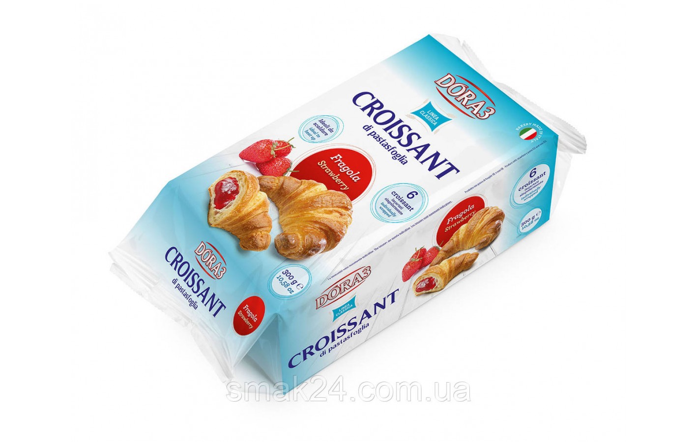 Круассаны с клубничным кремом Antonelli Croissant Strawberry 250г Италия