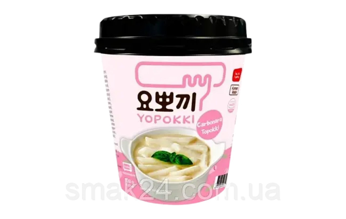 Рисовые палочки топокки с соусом карбонара Yopokki Carbonara Topokki 120г Корея