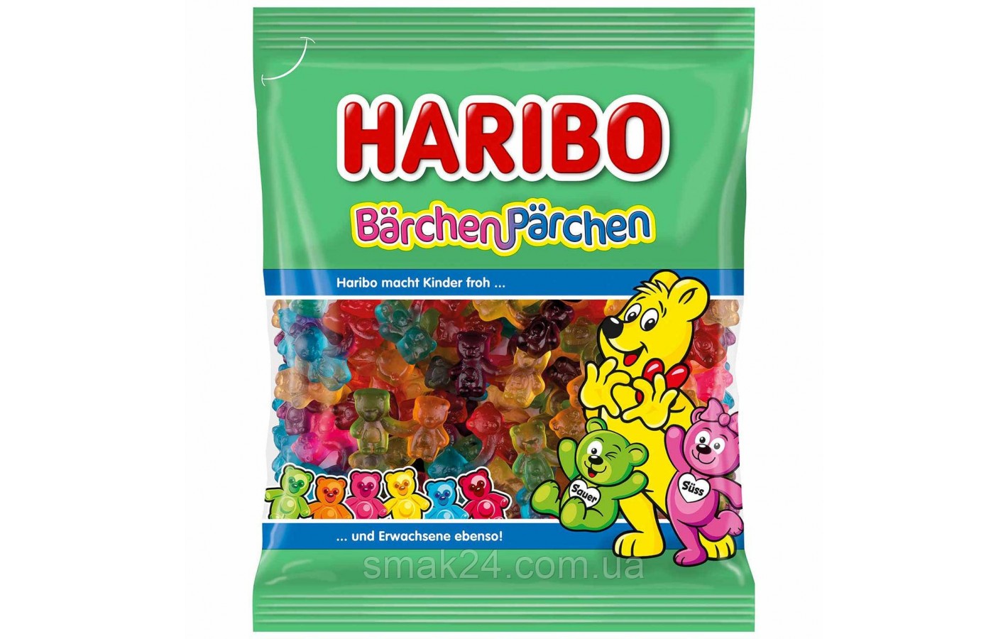 Желейные конфеты  Плюшевые Мишки  Haribo Bärchen-Pärchen Германия 160г