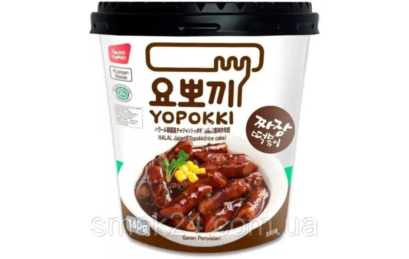 Рисовые палочки топокки острая курица Yopokki Dak Galbi Topokki 130г Корея