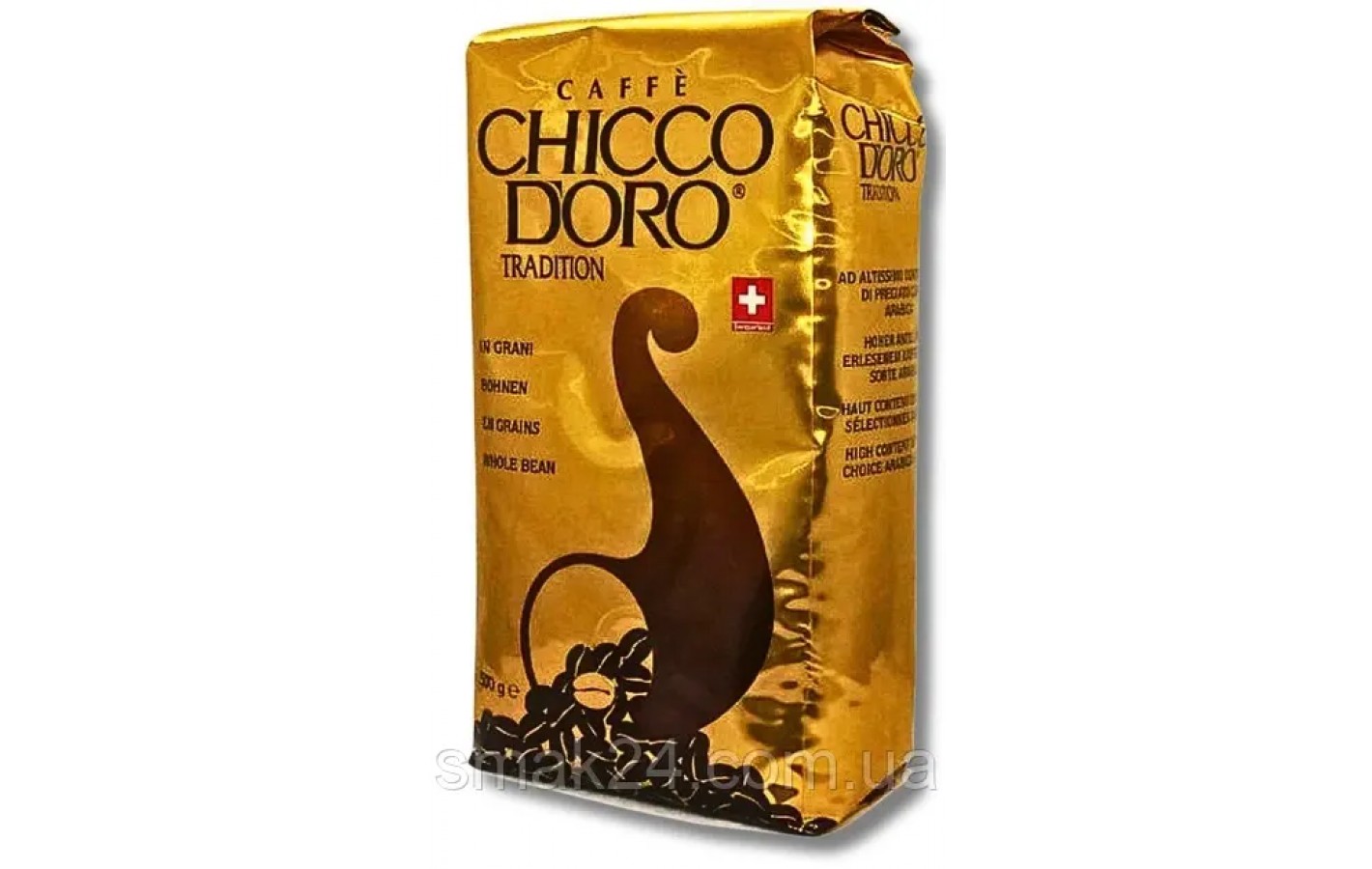 Кофе в зернах Chicco D'Oro Tradition 100% Арабика 500г Швейцария