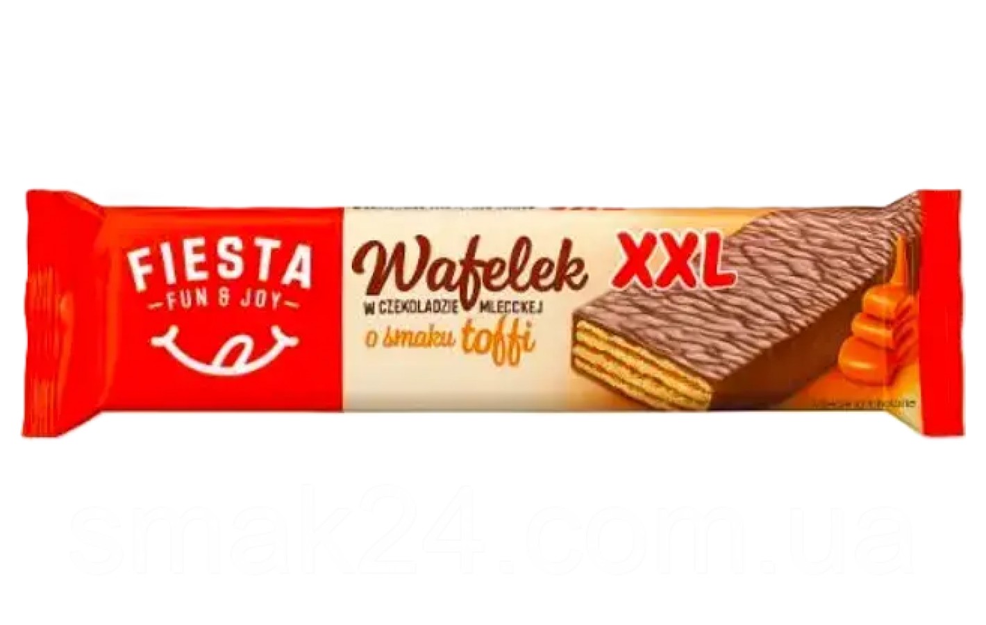 Вафли в шоколаде со вкусом тоффи Fiesta Wafelek XXl o smaku Toffi 50г