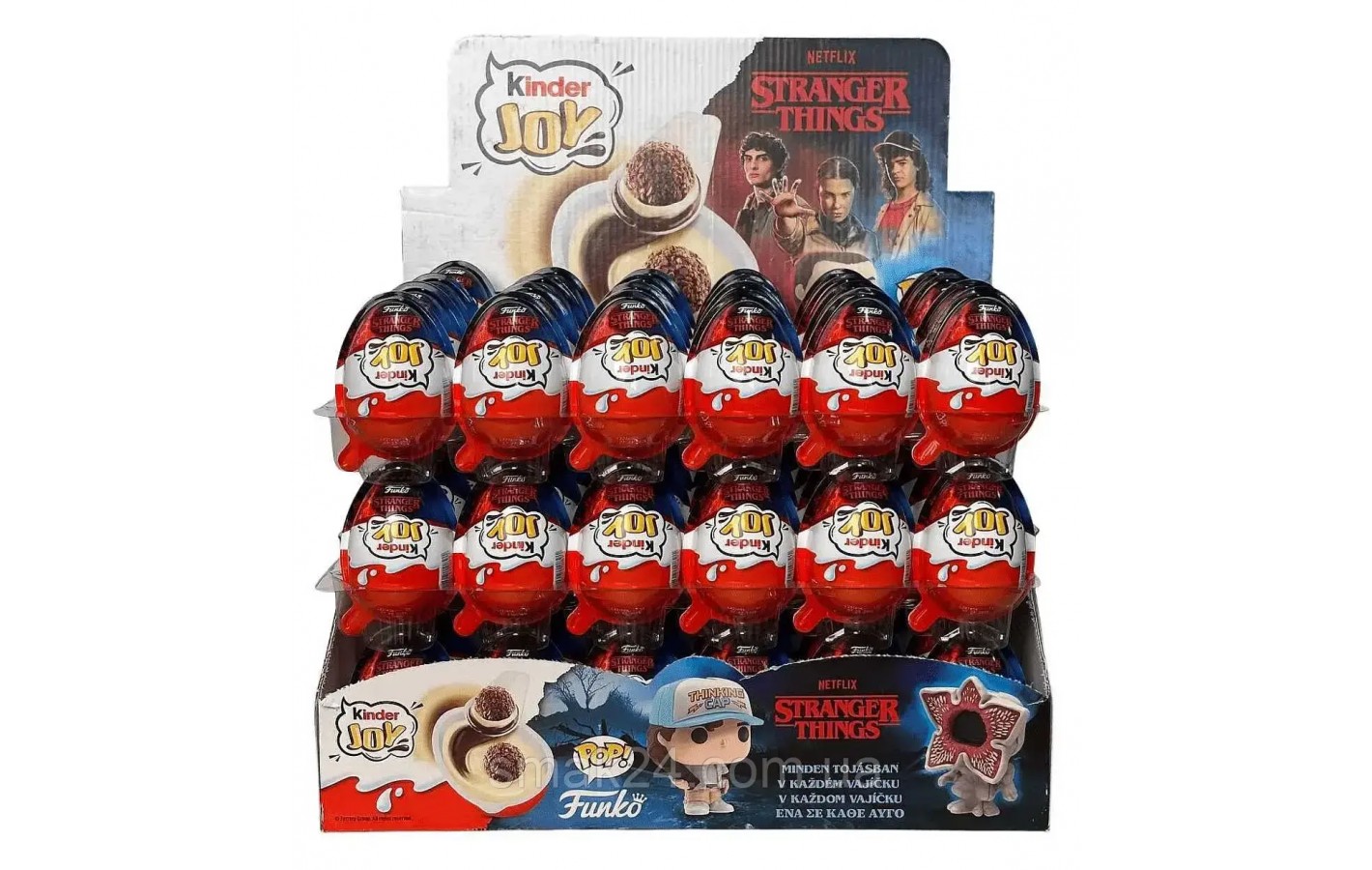 Шоколадні яйця Kinder Joy Stranger Things 3*20 г