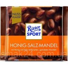 Шоколад Ritter sport HONIG-SALZ-MANDEL (с медом-солью-миндалем) Германия 100г
