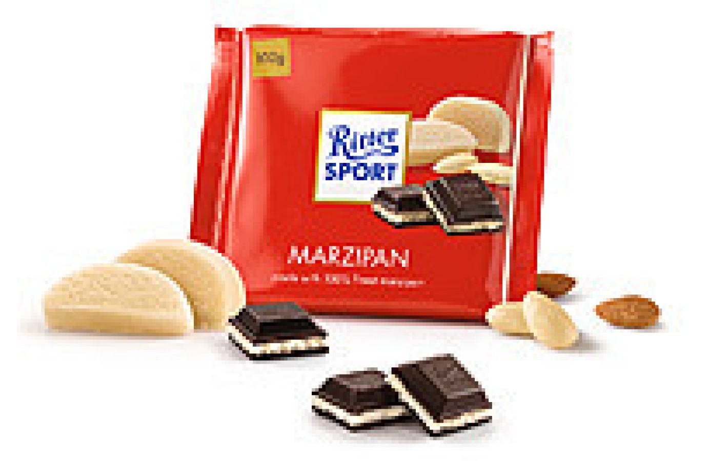 Шоколад Ritter sport MARZIPAN ( с марципаном) Германия 100г