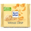Шоколад белый хрустящий с крипсами Ritter sport WEISS+CRISP Германия 100г