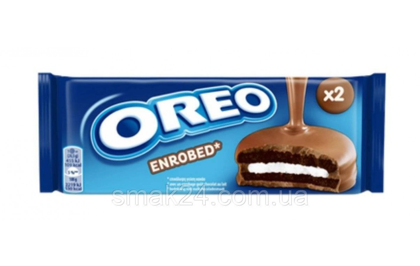 Печенье в молочном шоколаде Oreo Enrobed 41г Швейцария