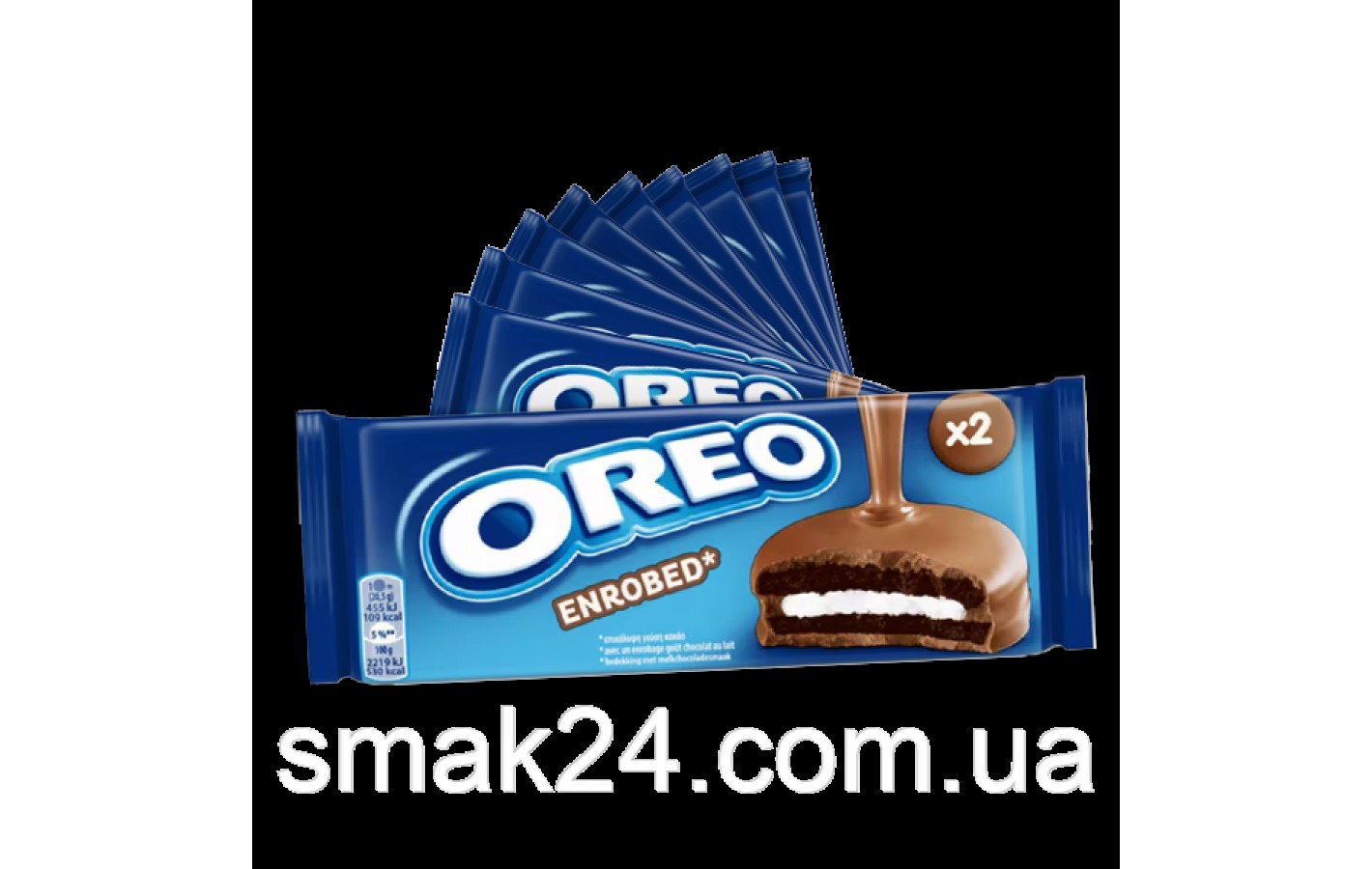 Печенье в молочном шоколаде Oreo Enrobed 41г Швейцария