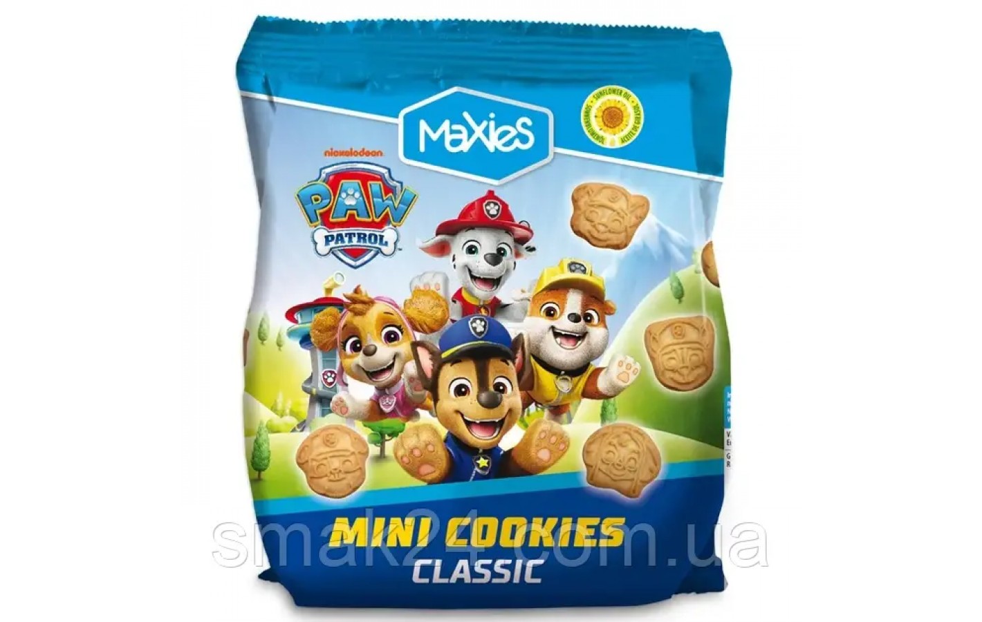 Печенье-мини детское Maxies Mini Cookies Stitch 100г Испания