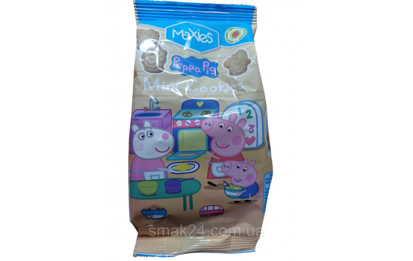Печенье-мини детское Maxies Mini Cookies Stitch 100г Испания