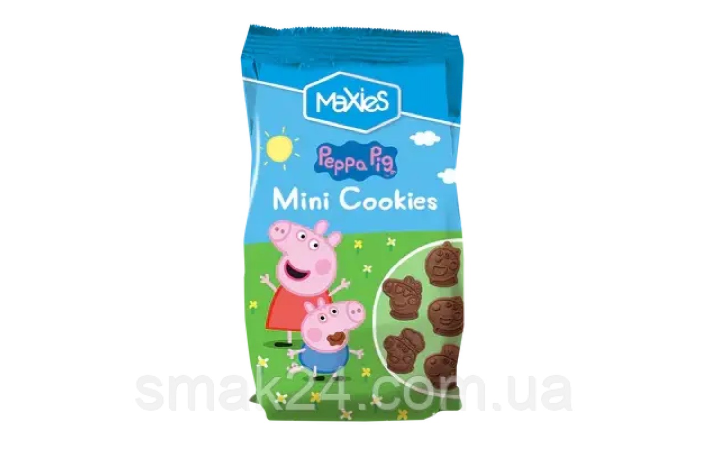 Печенье-мини детское Свинка Пеппа Maxies Mini Cookies Peppa Pig 100г Испания