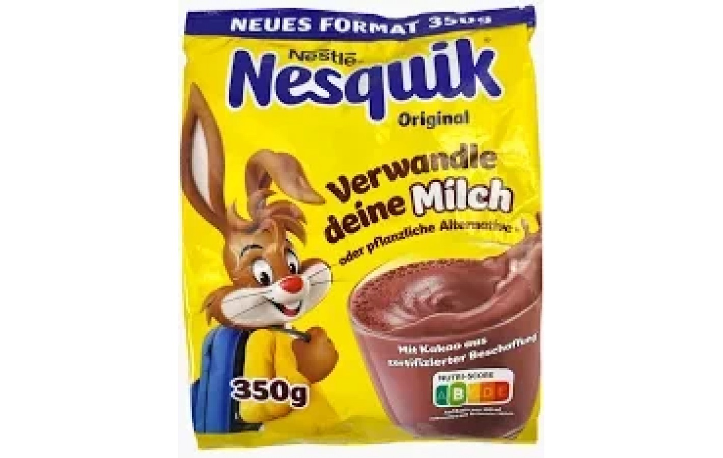 Какао-напиток шоколадный Nesquik Original mit  Cacao Nestle 350г Германия