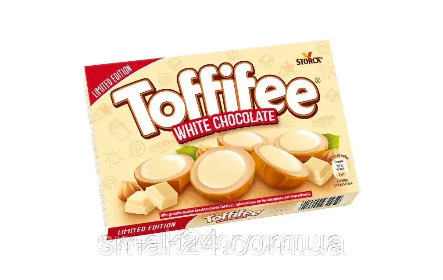 Конфеты Toffifee White Chocolate Германия 125г