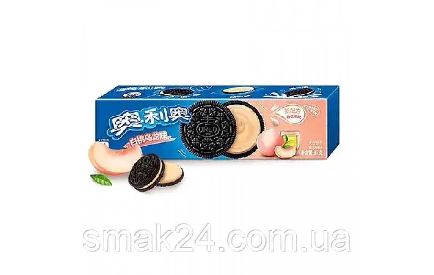 Печенье Oreo White Peach Oolong 97г Китай