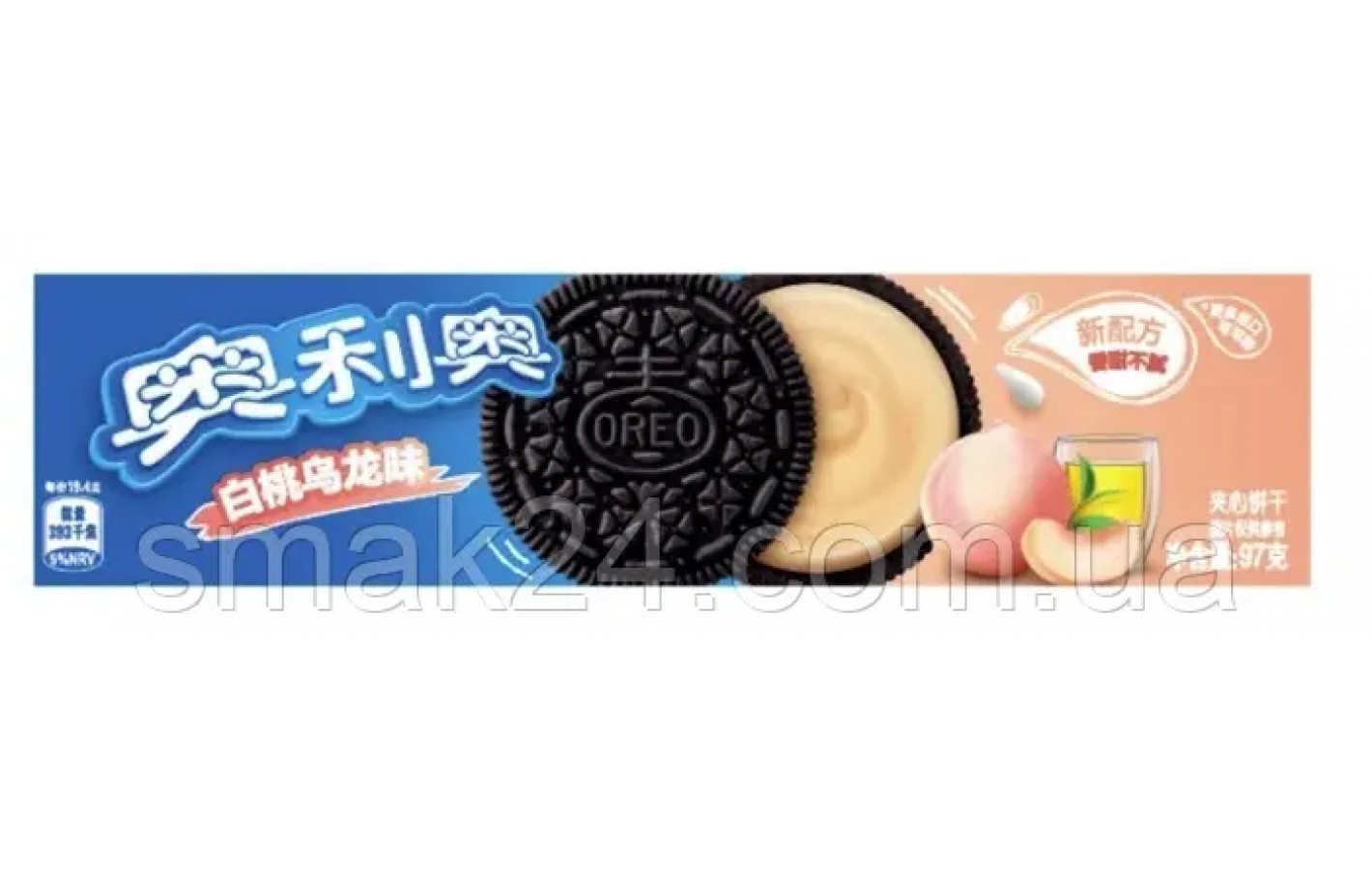 Печенье Oreo White Peach Oolong 97г Китай