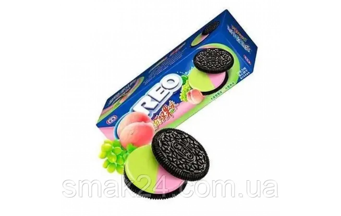 Печенье Oreo Double Fruit Cookies Crystal Grape&Peach 97г Китай