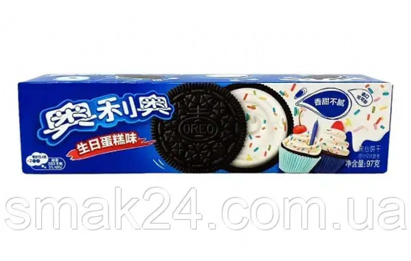 Печенье Oreo Birthday Cake Flavor Sandwich Cookies 97г Китай