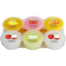 Кокосовый десерт (кокосовое желе) с фруктовыми вкусами Cocon Dessert with coconut gel (6х80г) 480г Малайзия