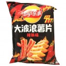 Чипсы картофельные волнистые острые Lay's Wavy Spicy Strips Flavor 70г Китай