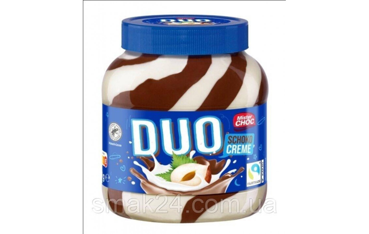 Шоколадная паста Mister Choco Duo XXL Schoco Creme 1000г Германия
