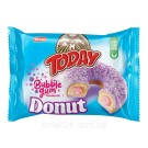 Кекс (донат) в глазури со вкусом клубники Elvan Today Donut Blueberry 50г Турция