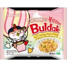 Лапша быстрого приготовления со вкусом курицы и соусом карбонара Samyang Buldak Cream Carbonara Hot Chicken 140г Южная Корея