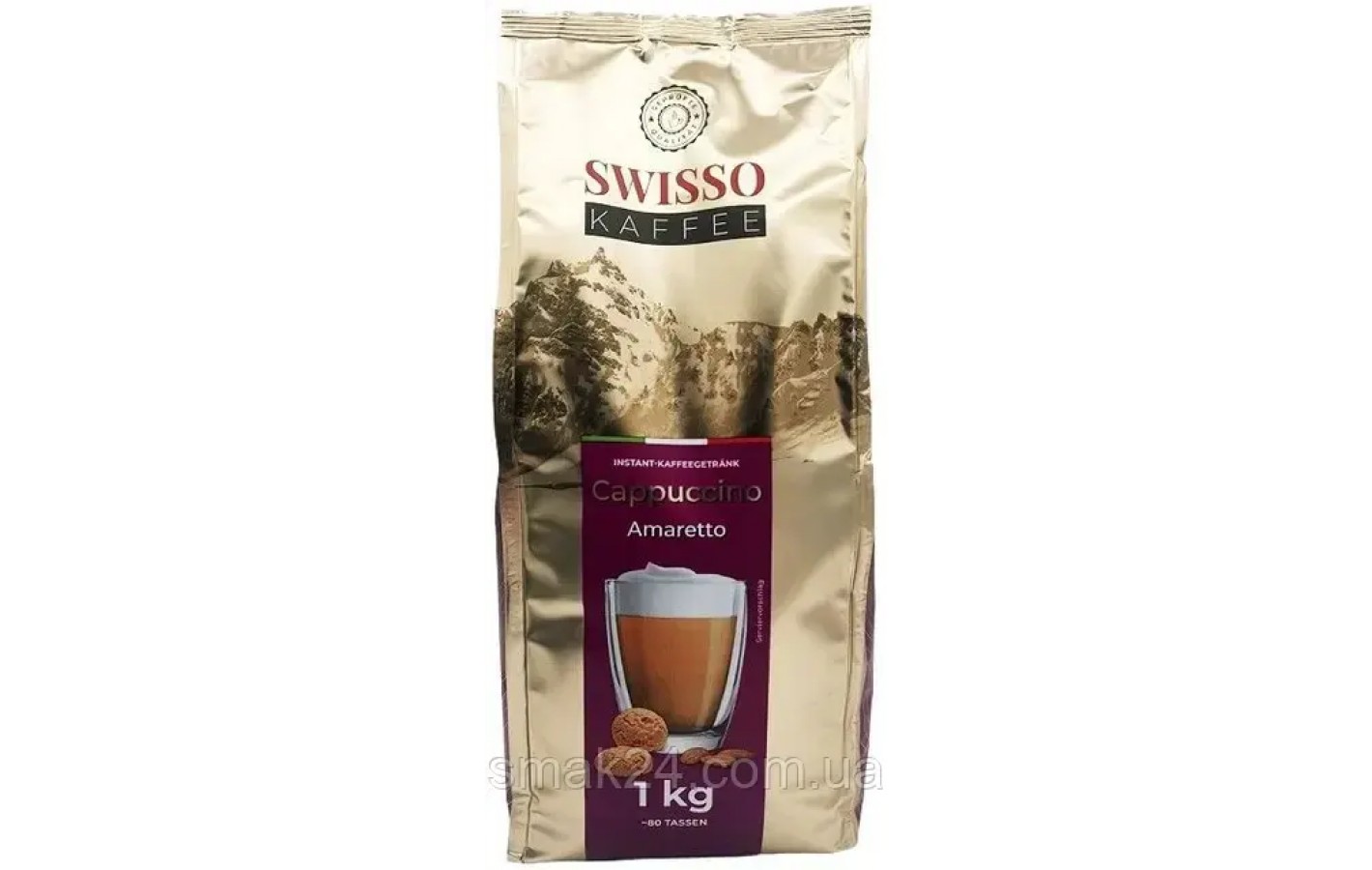 Капучино со вкусом Амаретто Swisso Kaffee Cappuccino Amaretto 1кг Германия